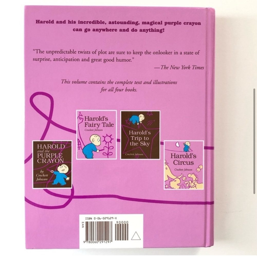 Adventures of Harold and the Purple Crayon & ABC SET of 2 - Picture 4 of 14